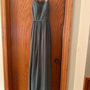 Azazie Elegant Green Gown